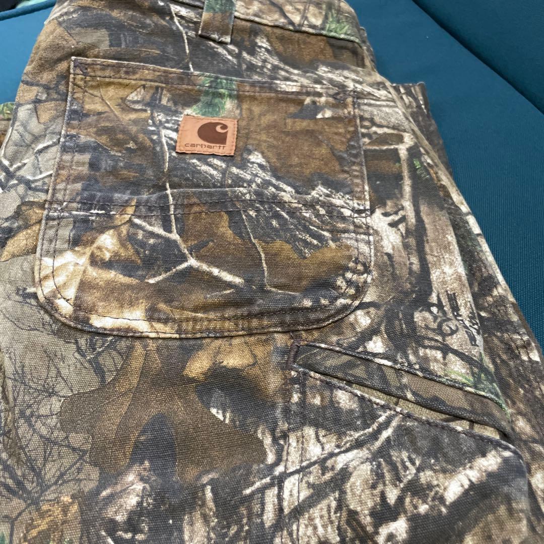 Carhartt 迷彩 ワークパンツ33✖️30