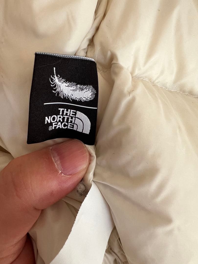 THE NORTH FACE ダウンベスト L ホワイト/ブラック 美品