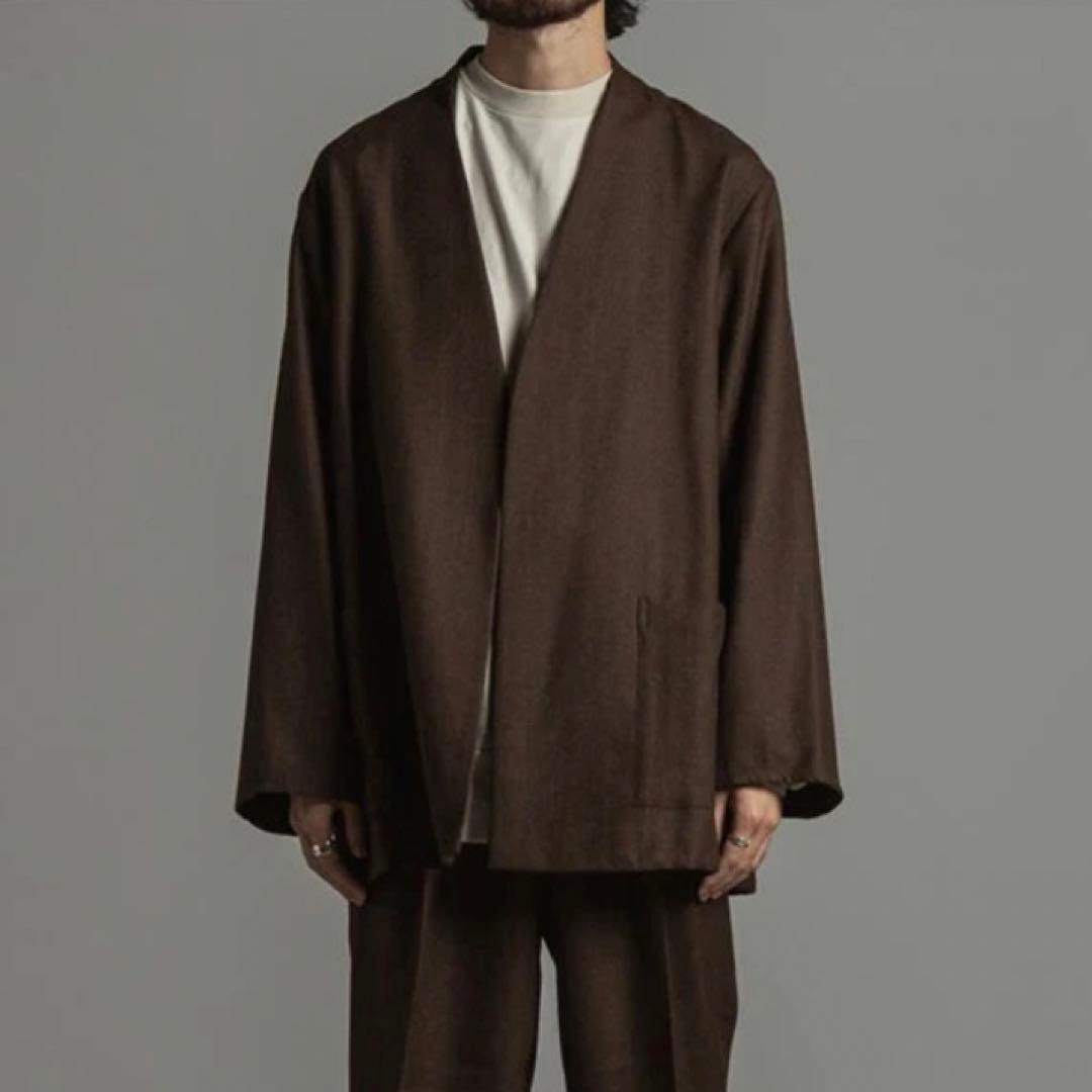 marka 20aw LAPELLESS SHIRT JACKET サイズ1