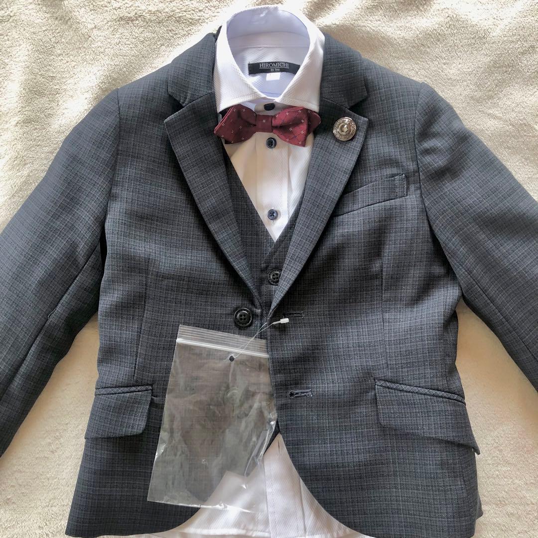 新品HIROMICHI by hnc 男の子 フォーマルスーツ 110cm 濃青