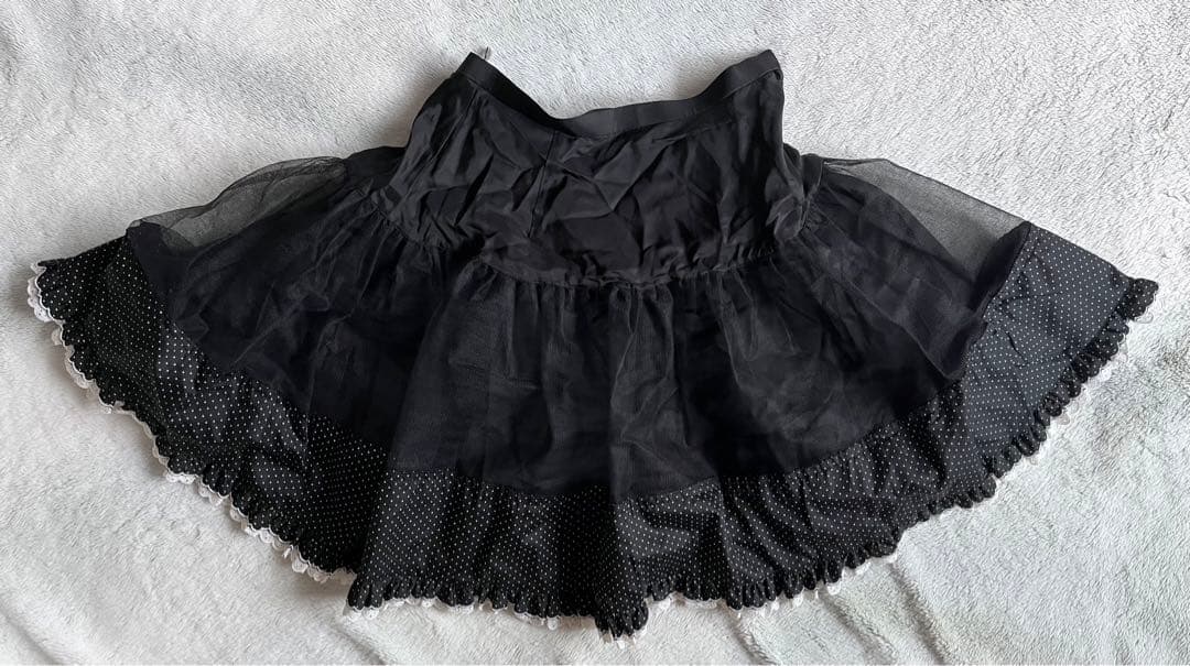 [美品]Christian Dior ヴィンテージチュールレーススカート M