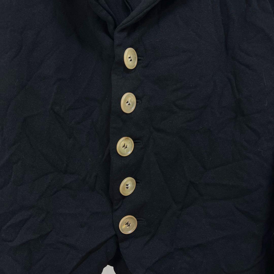 Y's シワ加工 テーラードジャケット ブラック 2