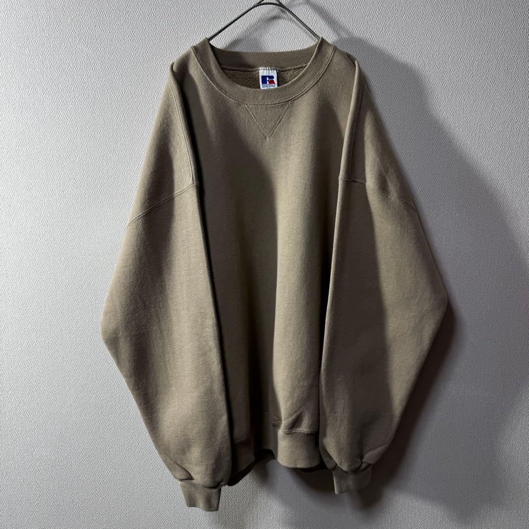 ヨ*シ様 希少カラー 90s USA製 RUSSELL 無地 plain ベージ