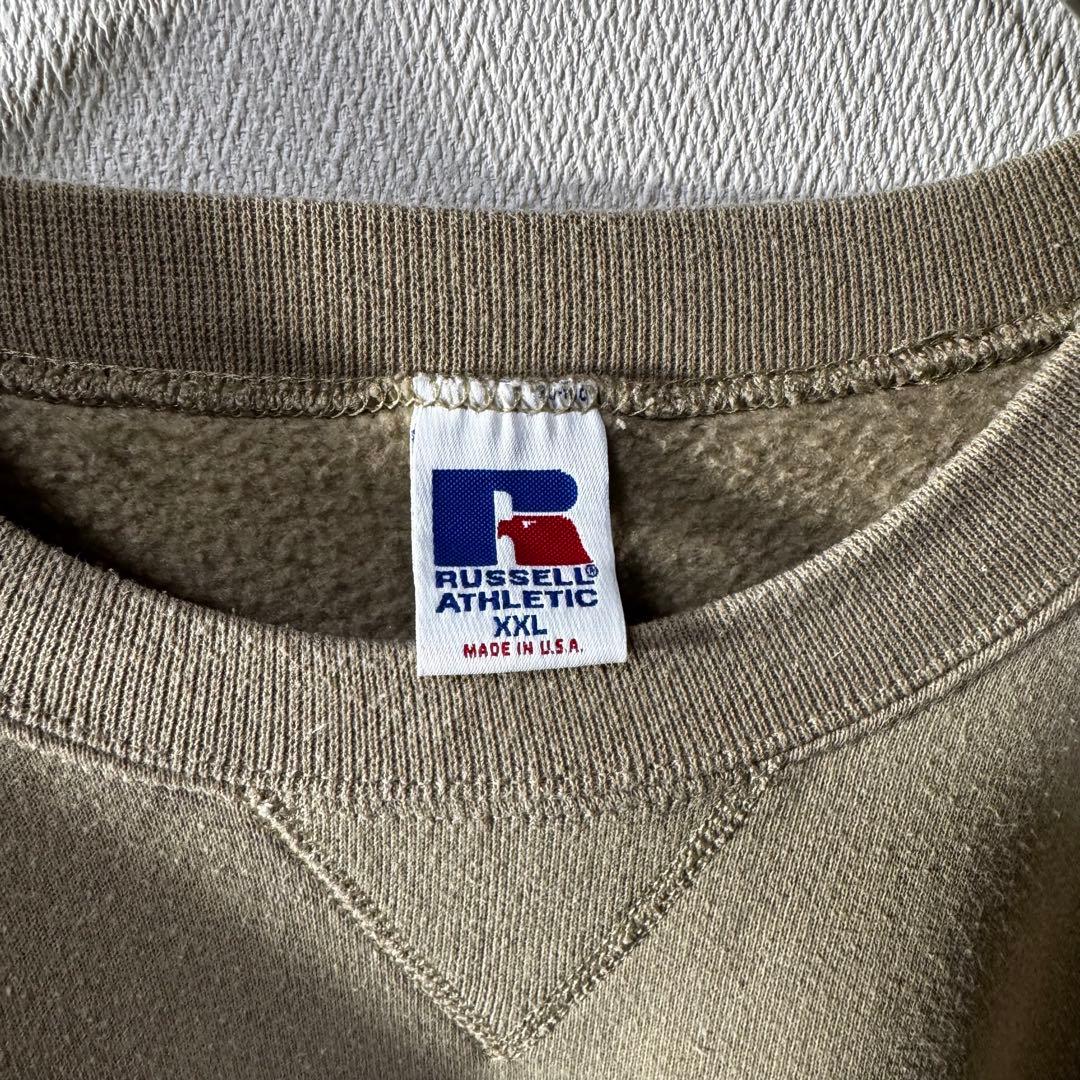 ヨ*シ様 希少カラー 90s USA製 RUSSELL 無地 plain ベージ