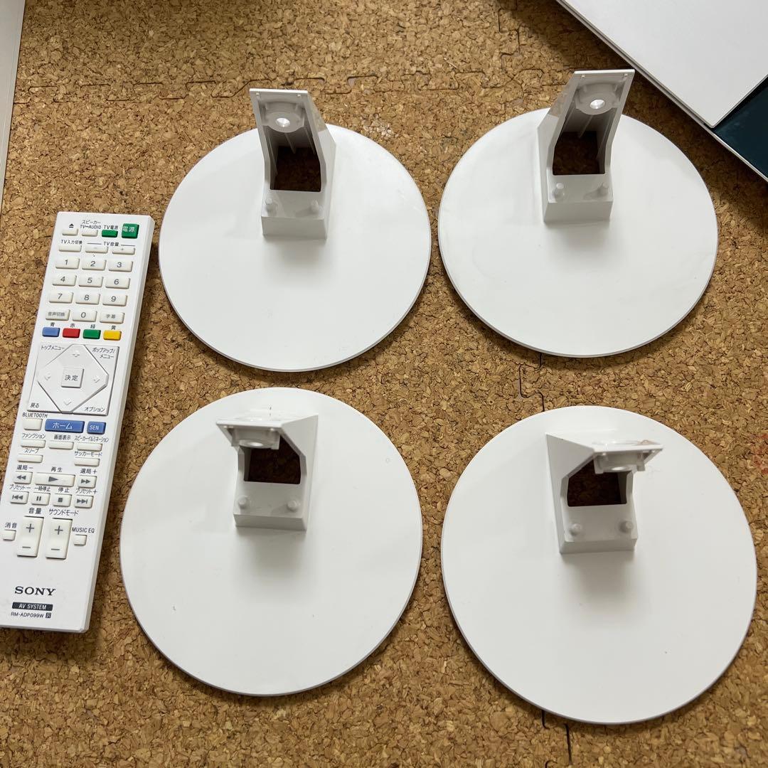 注意有りSONY BDV-N1WL スピーカーセット　BD DVDプレイヤー内蔵