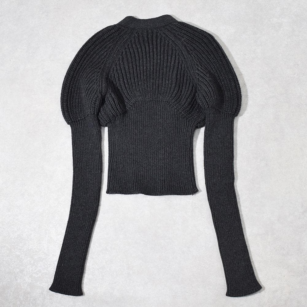 00s トムフォード期 グッチ GUCCI コンシャス ニットカーディガン 短丈