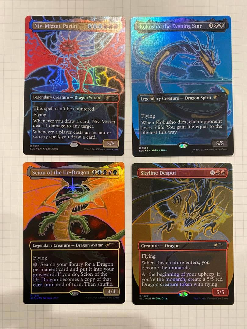 mtg SLD A DEVASTATION OF DRAGONS 4枚セット