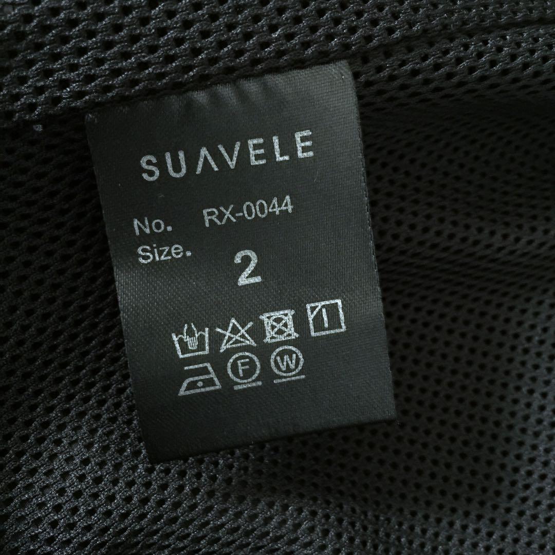 SUAVELE【ナイロンセットアップ】【トラックjk】【トラックpt】black