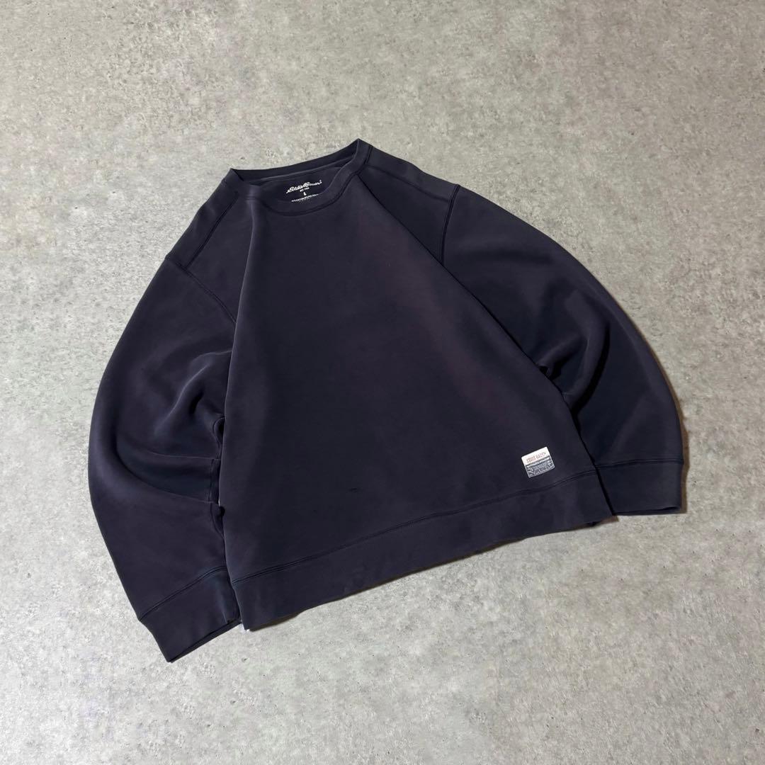 00s エディーバウアー スウェット トレーナー クルーネック フェード L