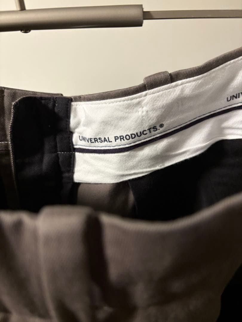 パンツ UNIVERSAL PRODUCTS NOTUCK CHINO TROUSERS