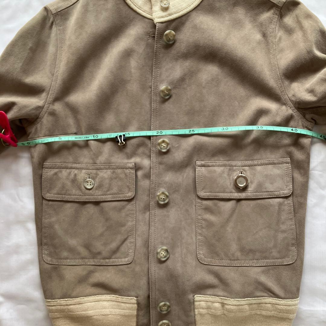 valstar スエード ジャケット ブルゾン　新品　ベージュ　イタリア老舗