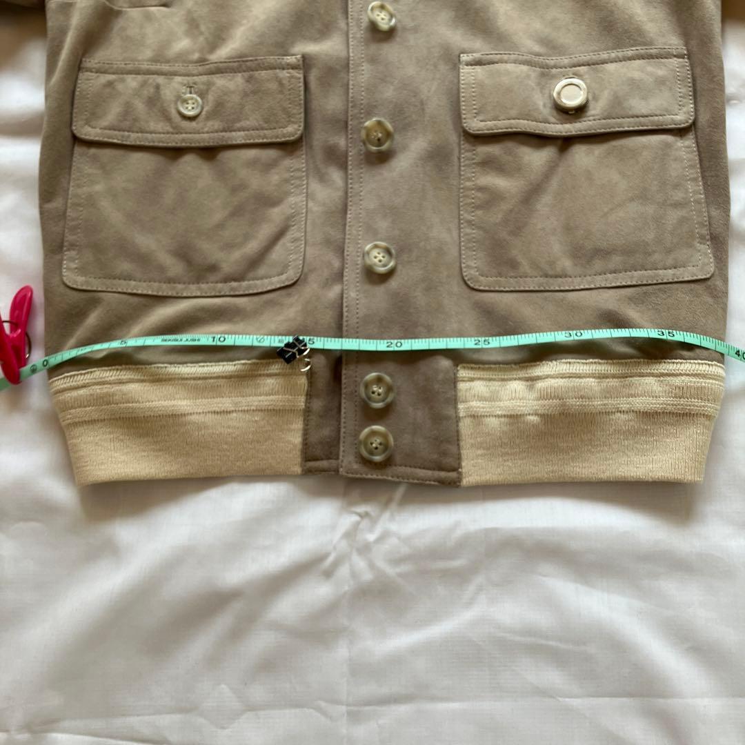 valstar スエード ジャケット ブルゾン　新品　ベージュ　イタリア老舗