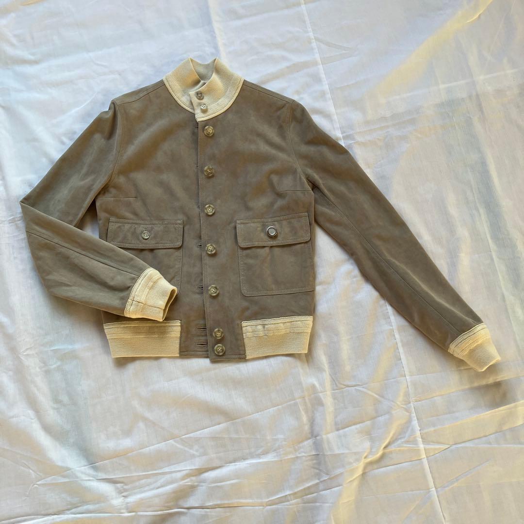 valstar スエード ジャケット ブルゾン　新品　ベージュ　イタリア老舗