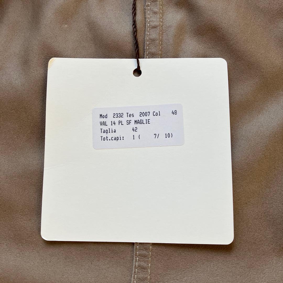 valstar スエード ジャケット ブルゾン　新品　ベージュ　イタリア老舗