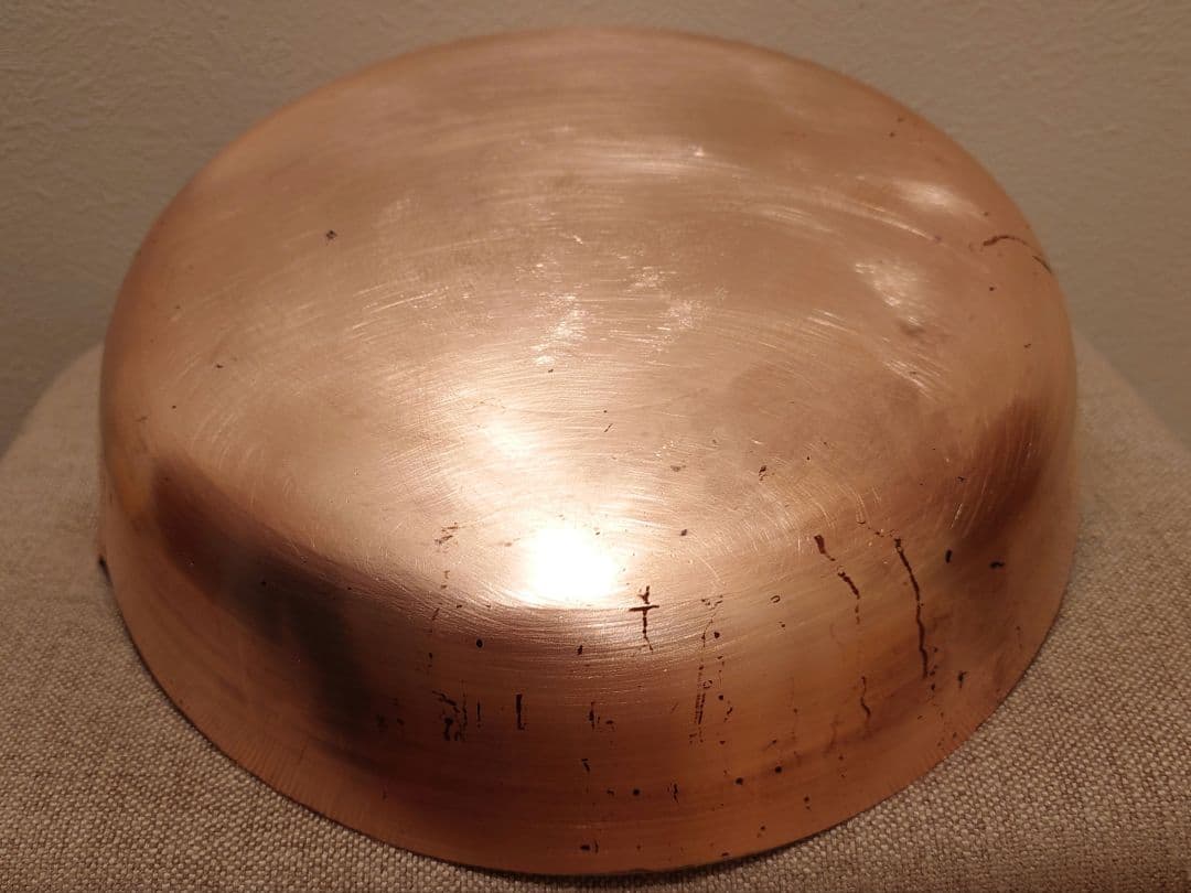 純銅製 業務用 大型 銅鍋 極厚 天ぷら鍋 33cm 送料込み