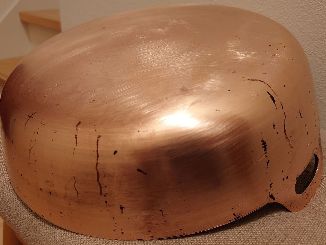 純銅製 業務用 大型 銅鍋 極厚 天ぷら鍋 33cm 送料込み