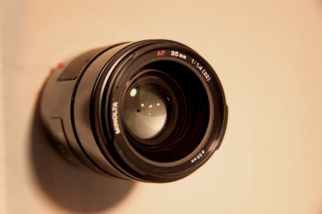 美品 希少銘品MINOLTA AF 35mm F1.4 （22） 初期型ミノルタ