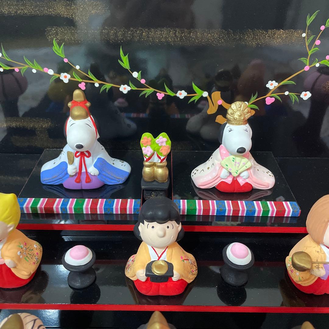 SNOOPY ひな祭り 陶器製　雛人形セット　吉徳大光　レア