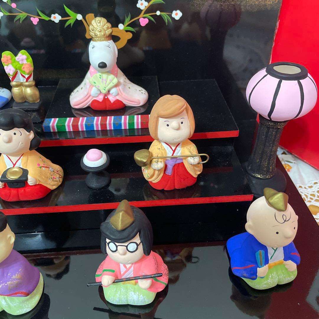 SNOOPY ひな祭り 陶器製　雛人形セット　吉徳大光　レア