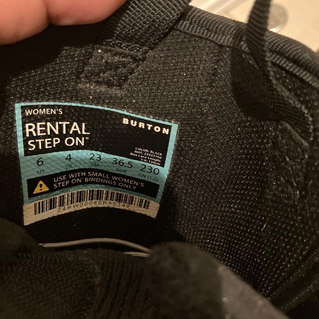 【23cm】 BURTON STEP ON バイン付き バートン ステップオン