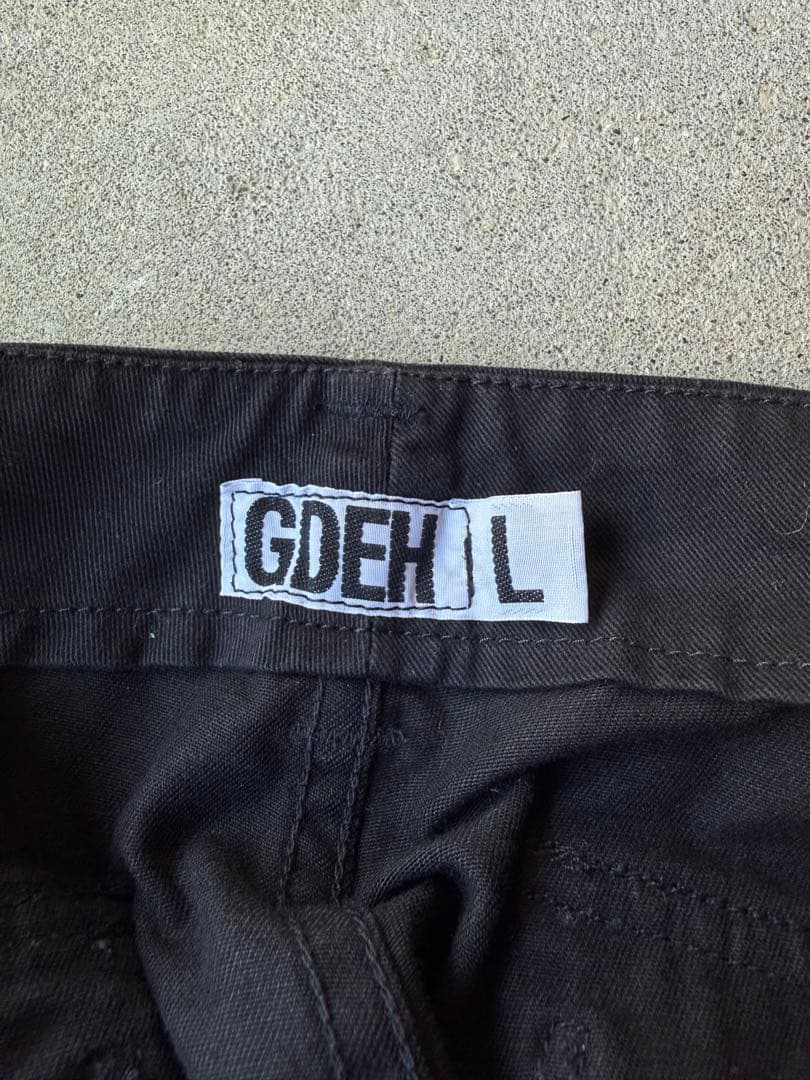 パンツ GOOD ENOUGH Black Wide Cargo Pants