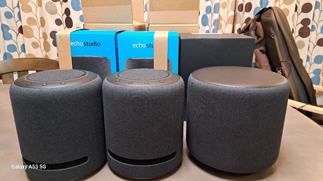 Echosub1台とEcho Studio スマートスピーカー 2個セット