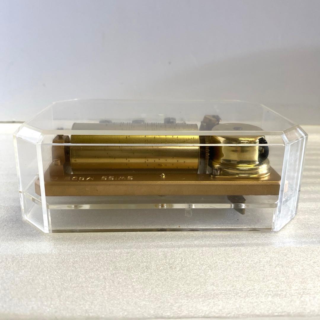 REUGE オルゴール 50弁 スイス アクリルケース