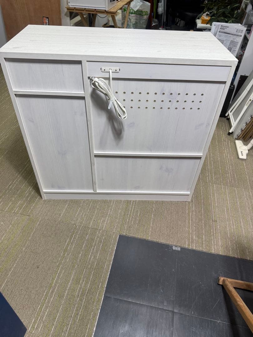 【洗浄消毒作業済】佐藤産業 LUFFY レンジボード レンジ台LU80-90L