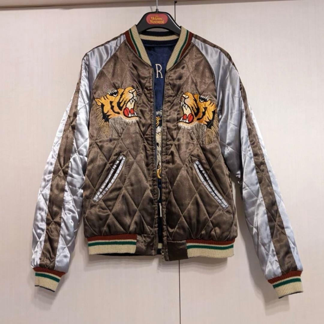 【期間限定SALE!!!!】BEAMS BOY 刺繍リバーシブルスカジャン