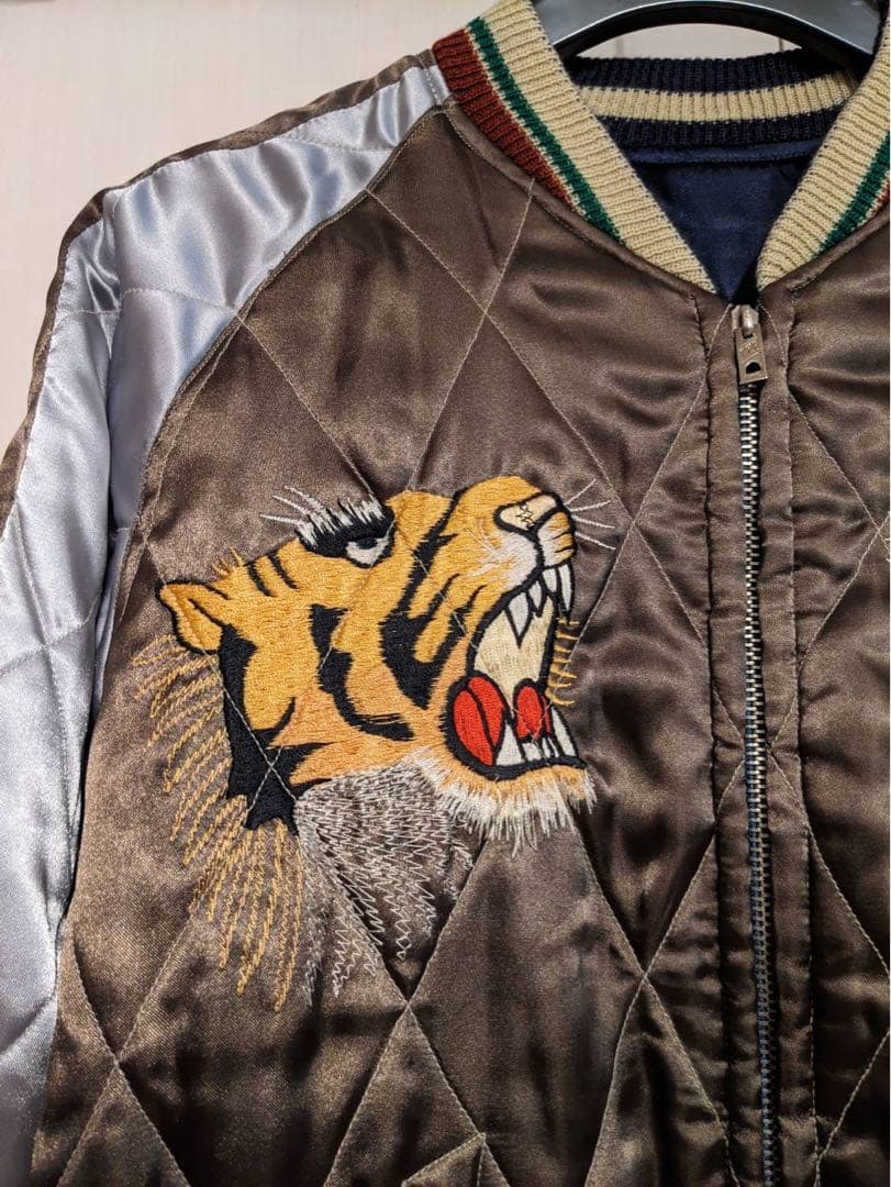 【期間限定SALE!!!!】BEAMS BOY 刺繍リバーシブルスカジャン