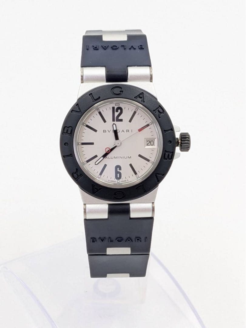 BVLGARI ブルガリ アルミニウム AL32TA 腕時計 クォーツ 稼働品