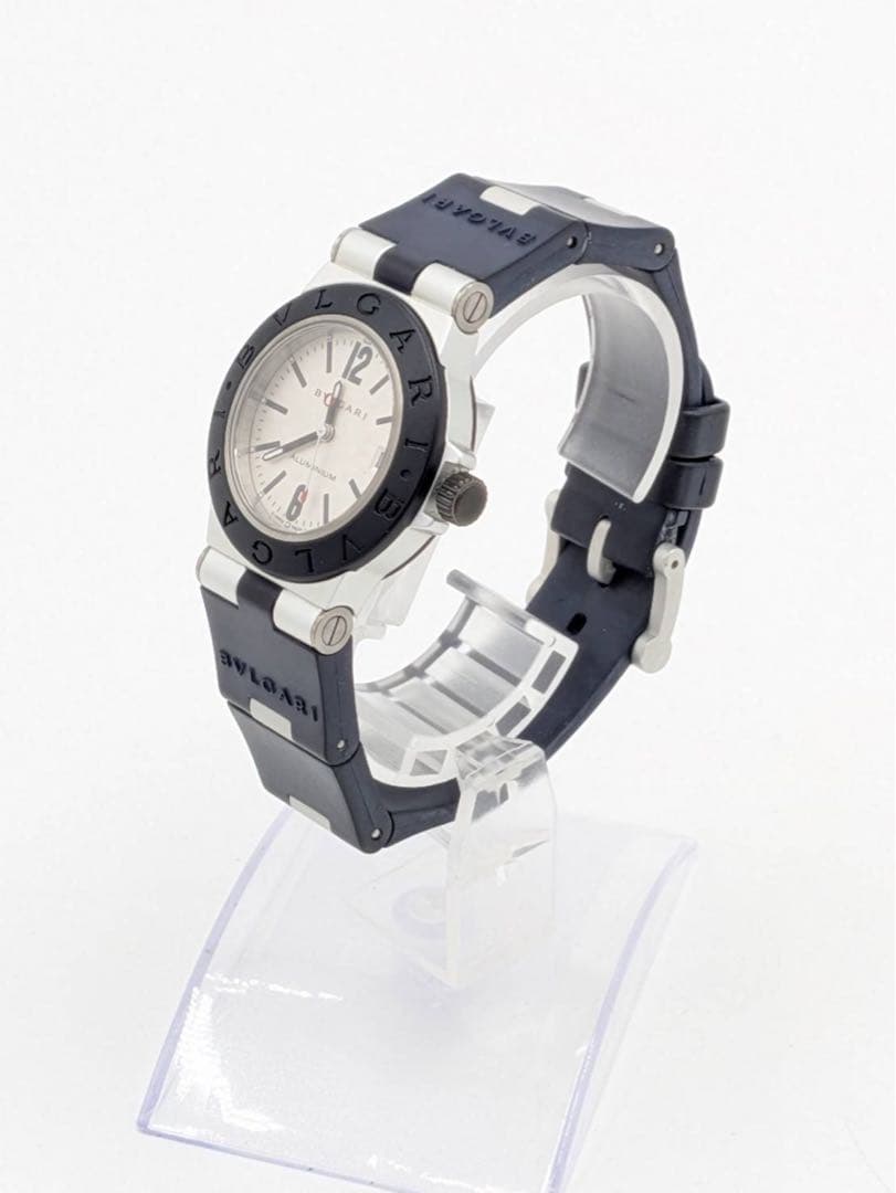 BVLGARI ブルガリ アルミニウム AL32TA 腕時計 クォーツ 稼働品