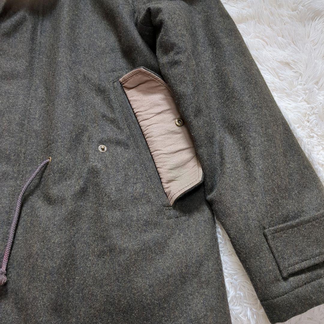ポールスミス paul smith カシミア モッズコート M モスグリーン