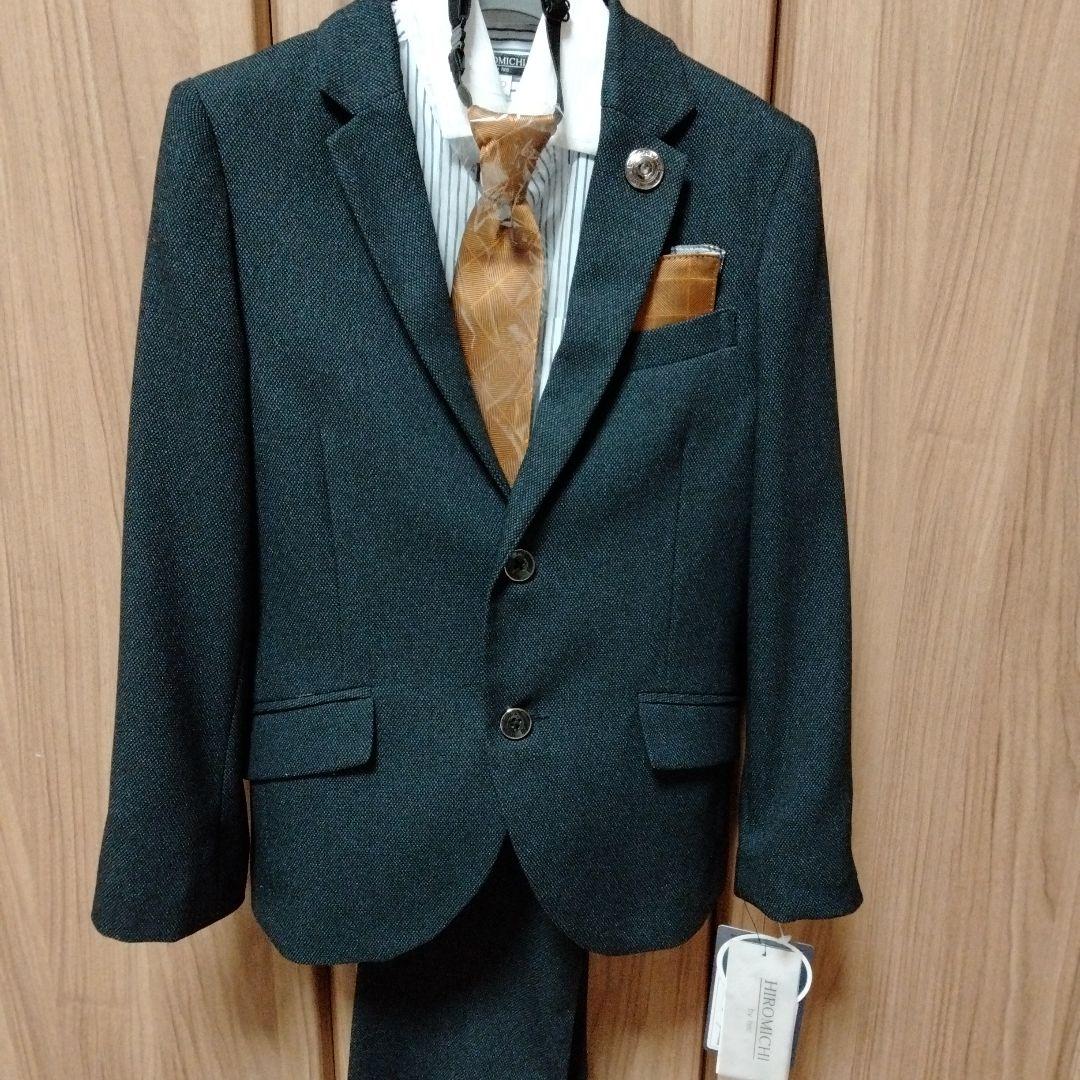 未使用品　ヒロミチナカノ 130 男の子 フォーマル スーツ ワイシャツ