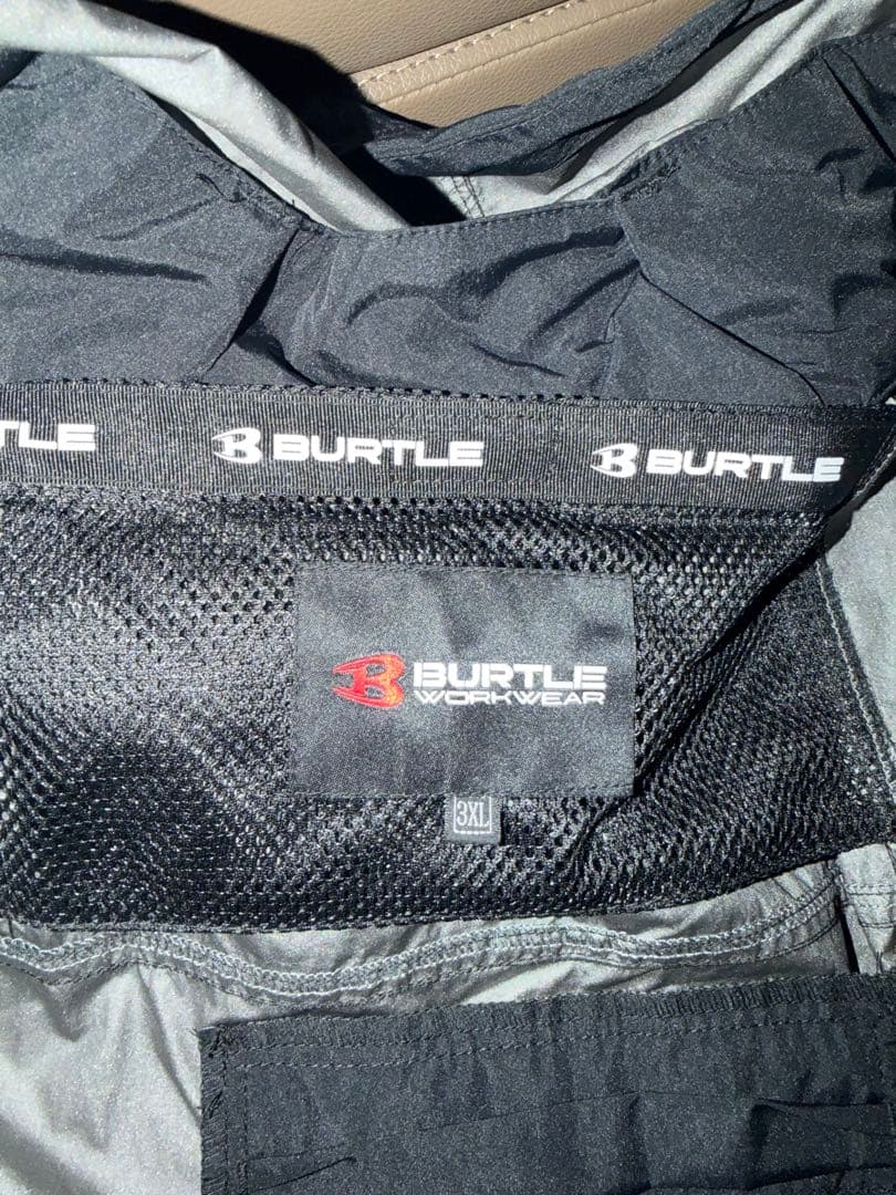 【新品】BURTLE 空調服 3XL ブラック　24Vバッテリーファンセット