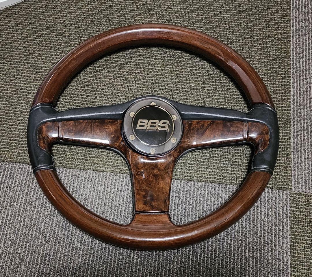 BBS ステアリングホイール ウッドレザー