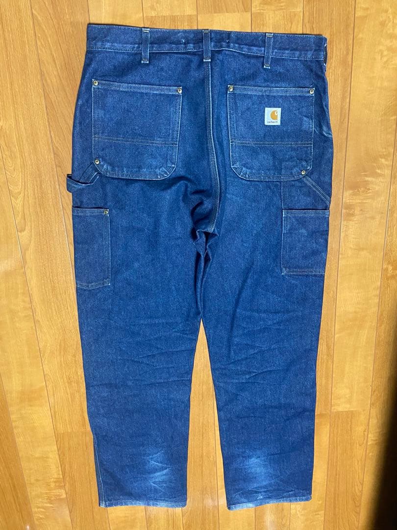 断*K様 carhartt カーハート　ダブルニー　濃紺　デニム　ペインターパン