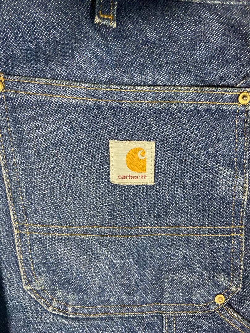 断*K様 carhartt カーハート　ダブルニー　濃紺　デニム　ペインターパン