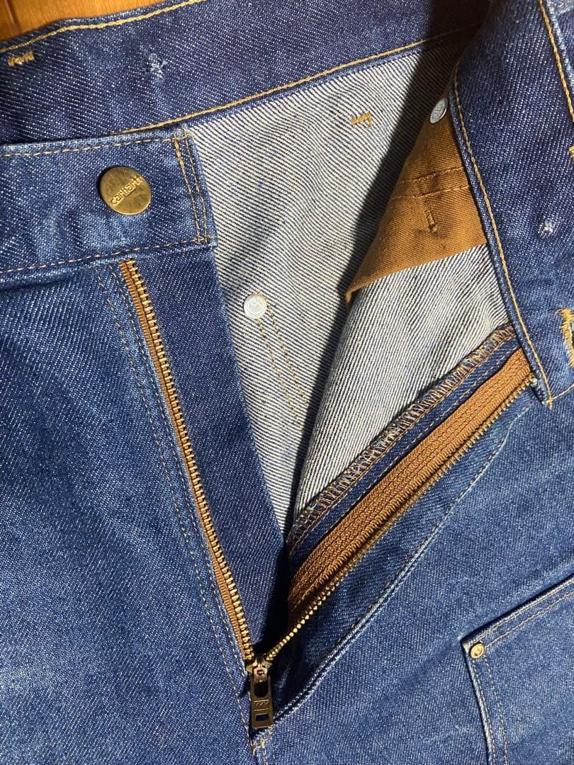 断*K様 carhartt カーハート　ダブルニー　濃紺　デニム　ペインターパン