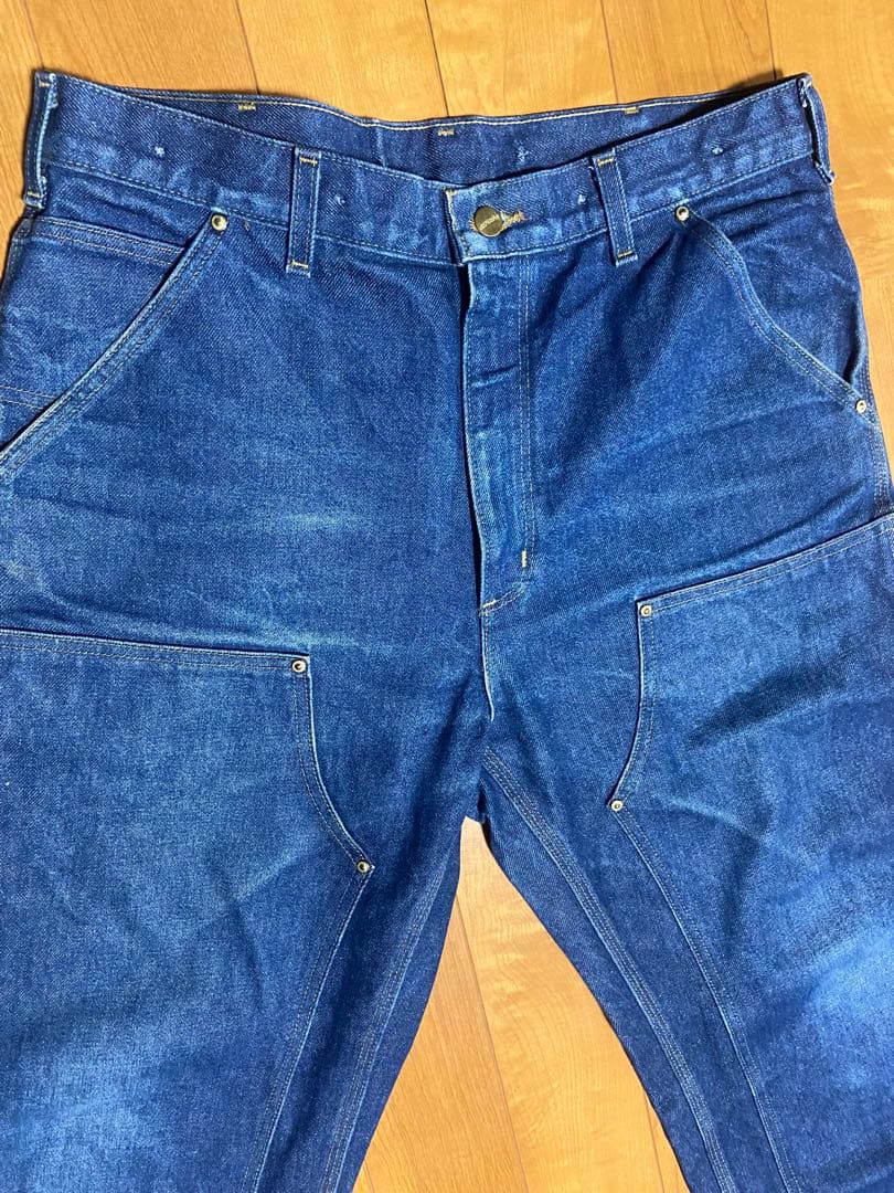 断*K様 carhartt カーハート　ダブルニー　濃紺　デニム　ペインターパン
