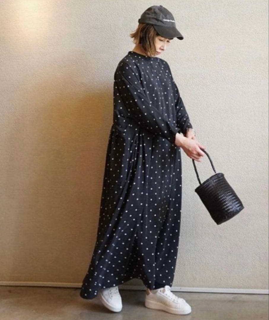 ジャーナルスタンダード ラックス　ドットampleプルワンピース　Fサイズ