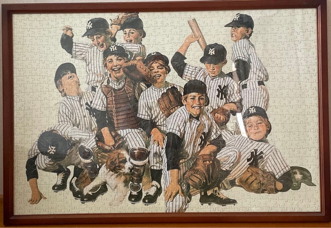 レア希少☆リトルヤンキース パズル 1000ピース木製額縁入り送料無料　匿名発送