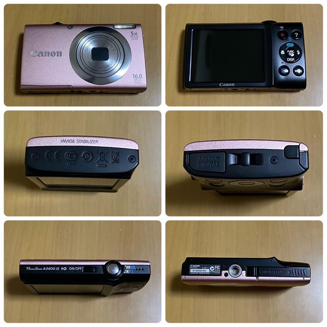 Canon PowerShot A2400 IS ピンク