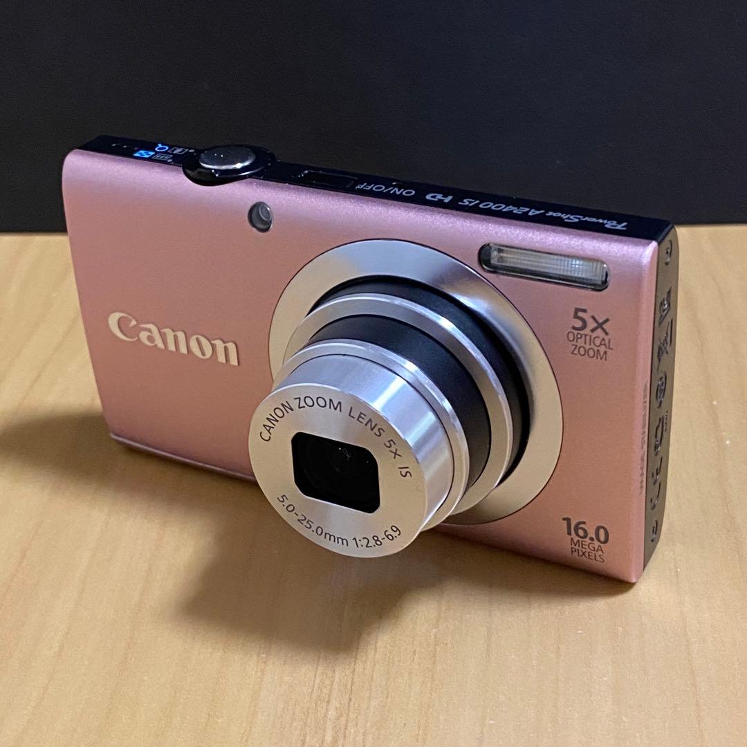 Canon PowerShot A2400 IS ピンク