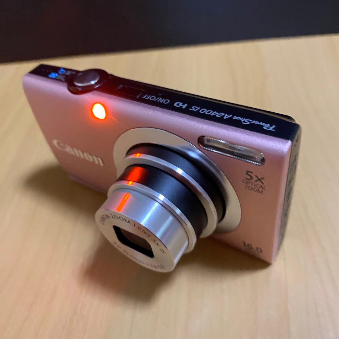 Canon PowerShot A2400 IS ピンク