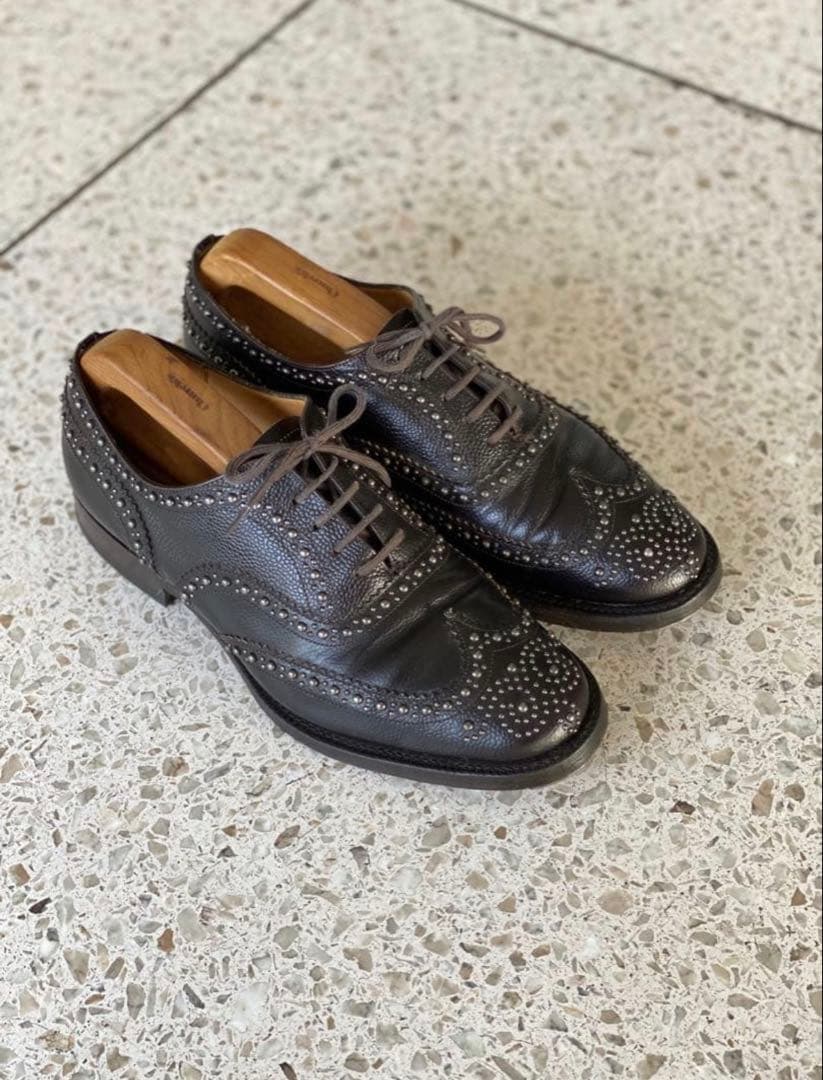 Church’sスタッズバーウッド7ダークブラウン