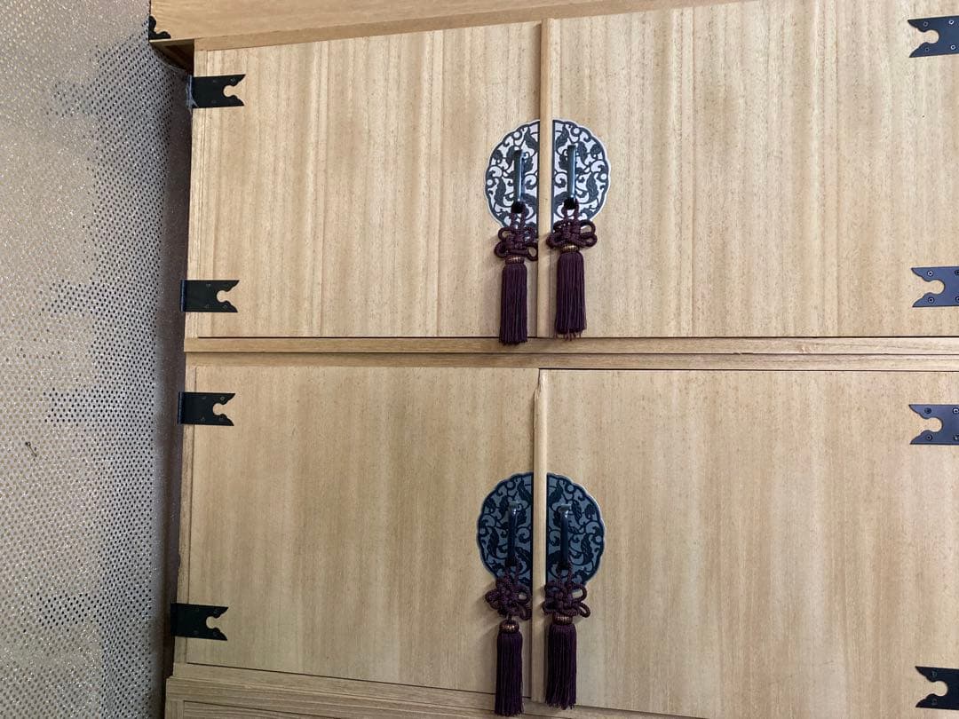 桐箪笥2段式 衣類収納ケース　一段のみ