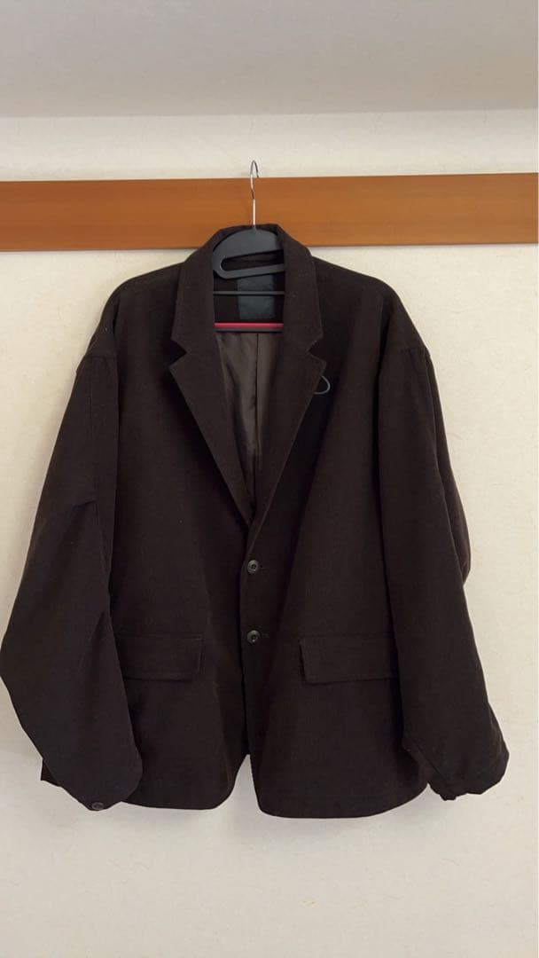 daiwa pier39ダークブラウン コーデュロイテーラードジャケットサイズs