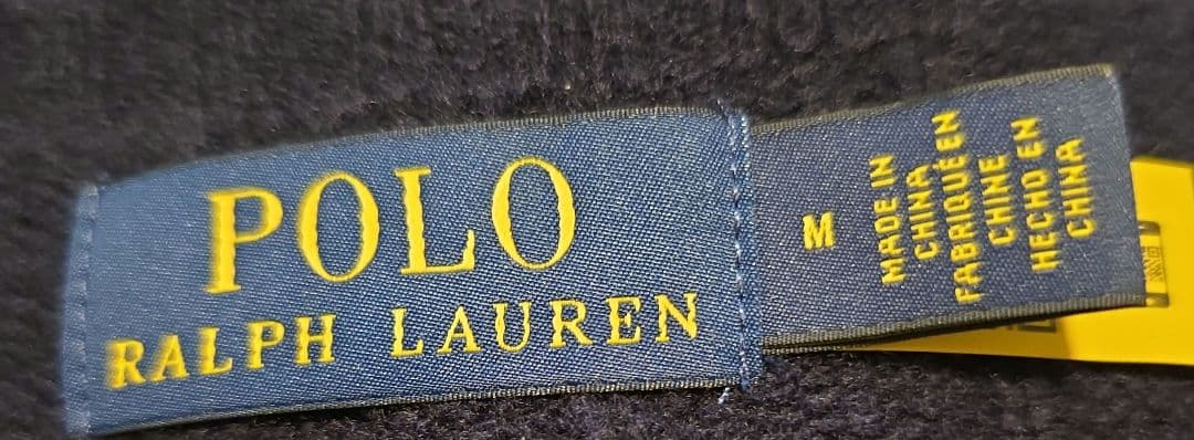 美品 Polo Ralph Lauren ニット ウールカシミヤ混 ネイビー