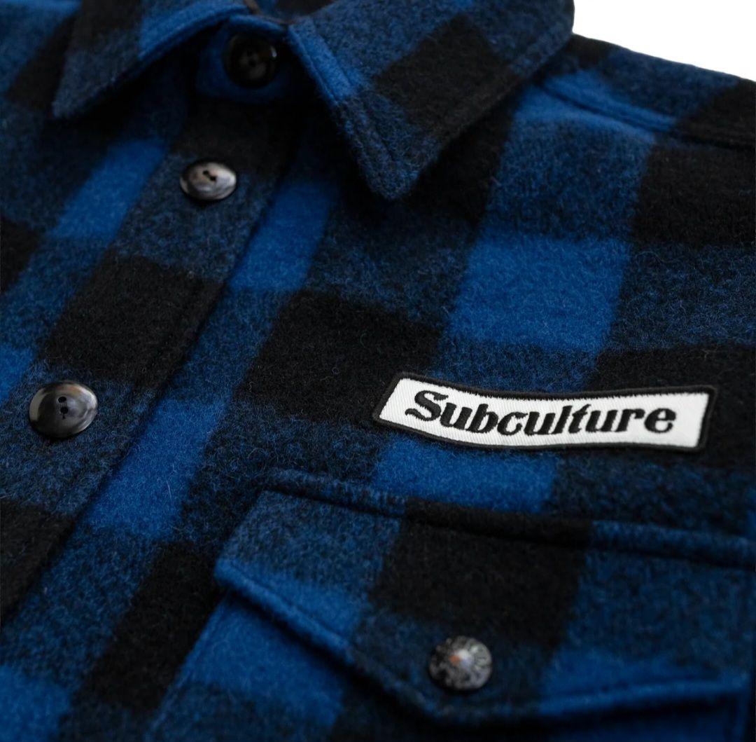 【XL】SC subculture バッファローチェックジャケットサブカルチャー